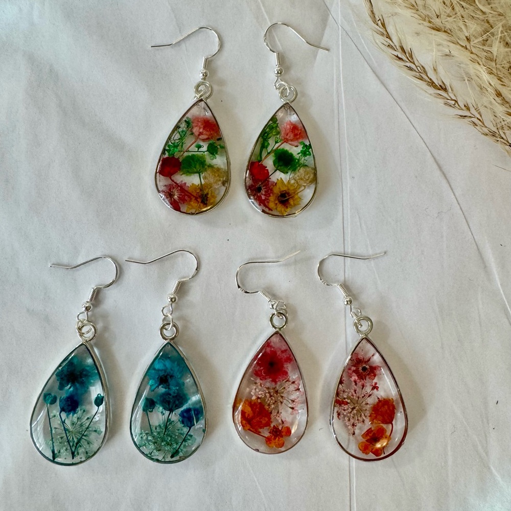 Bundle of 3 handmade earrings.
